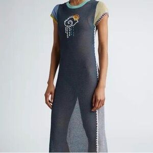 Yan Yan Knits Netty Cloud Short Sleeve Maxi Dress / Small / NWOT / retail $350